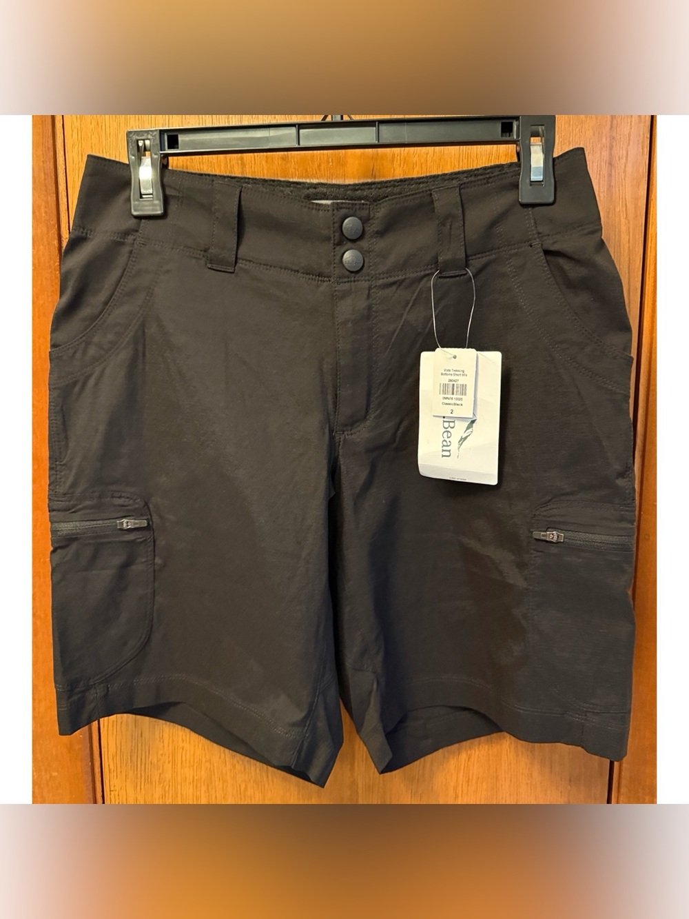 L.L. Bean Women's Classic Black Vista Trekking Shorts